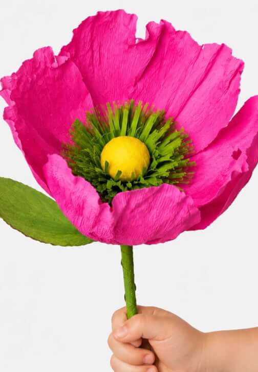 Make a Giant Paper Flower Workshop for Kids