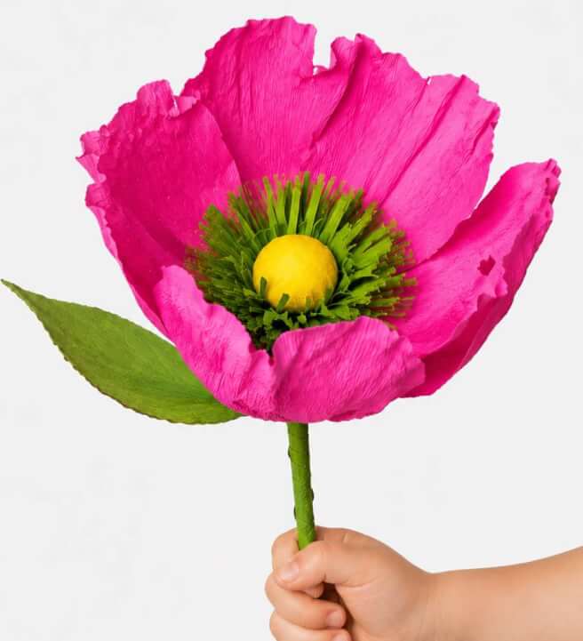 Make a Giant Paper Flower Workshop for Kids