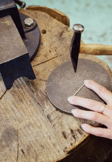 Make a Pair of Silver Hoops Class