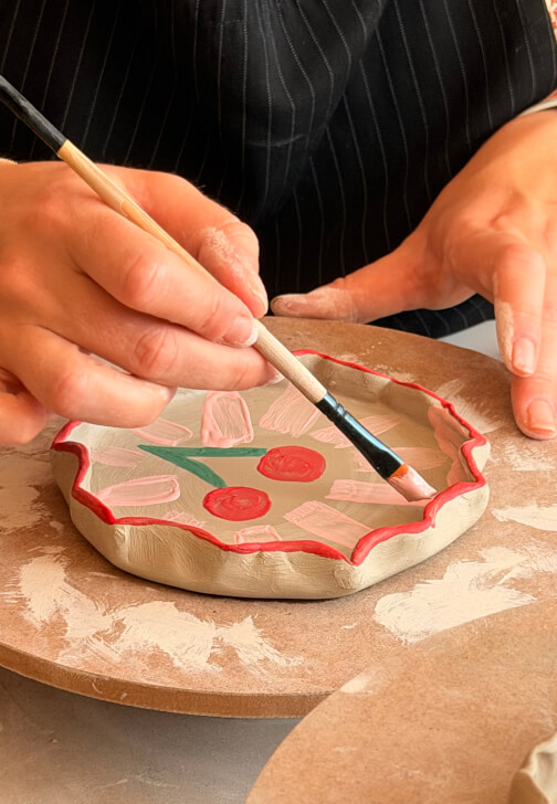 Make Your Own Ceramic Plates Workshop (2 Plates, 18cm)