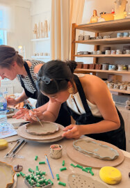 Make Your Own Ceramic Plates Workshop (2 Plates, 18cm)