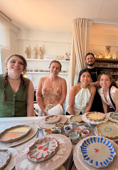 Make Your Own Ceramic Plates Workshop (2 Plates, 18cm)