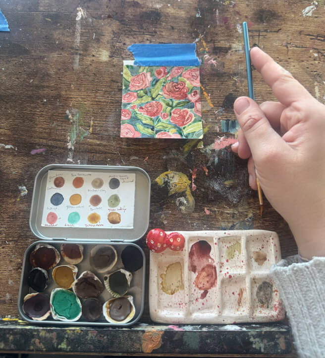 Make Your Own Watercolours Workshop: Lake and Earth Pigment