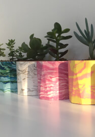 Marbled Plant Pot Making Workshop