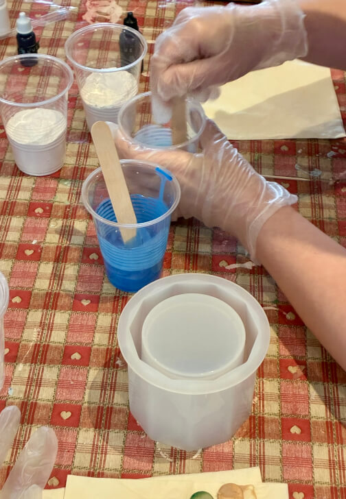 Marbled Plant Pot Making Workshop