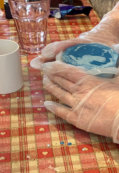 Marbled Plant Pot Making Workshop