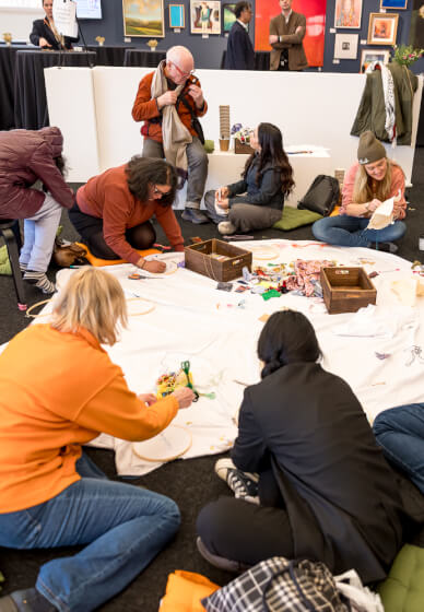 Masks and Threads: Textile Art Workshop