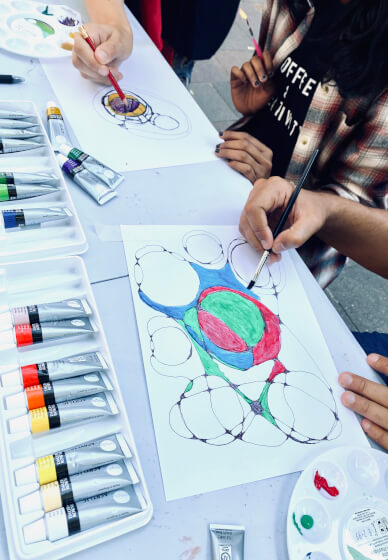 Masks and Threads: Textile Art Workshop