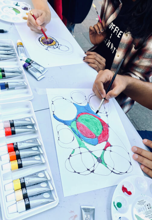 Masks and Threads: Textile Art Workshop