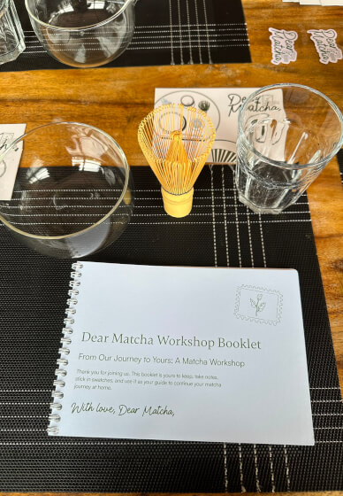 Matcha and Floral Keychain Making Workshop
