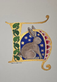 Medieval Gold Leaf Illuminated Letters: Half Day Masterclass