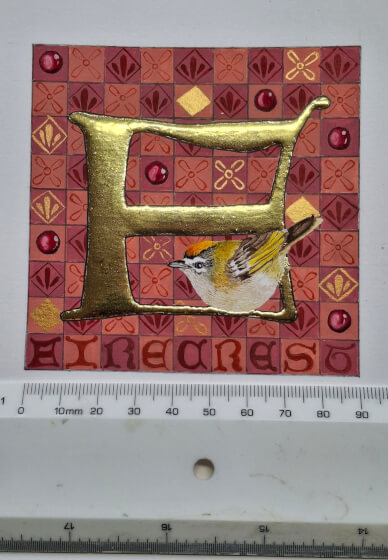 Medieval Gold Leaf Illuminated Letters: Half Day Masterclass