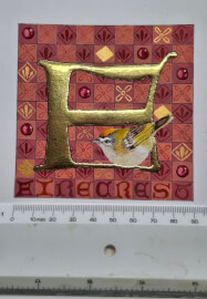 Medieval Gold Leaf Illuminated Letters: Half Day Masterclass