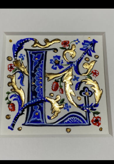 Medieval Gold Leaf Illuminated Letters: Half Day Masterclass