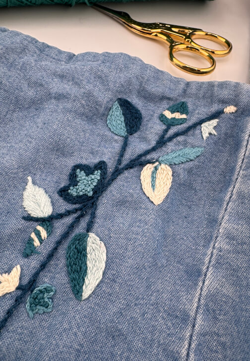 Mend and Stitch on Clothig Embroidery Workshop