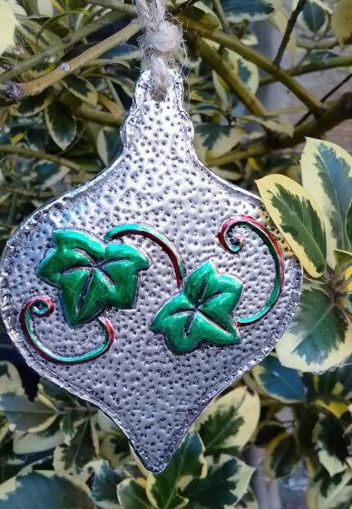 Metal Embossed Christmas Tree Ornament Workshop