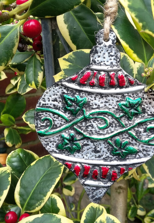 Metal Embossed Christmas Tree Ornament Workshop