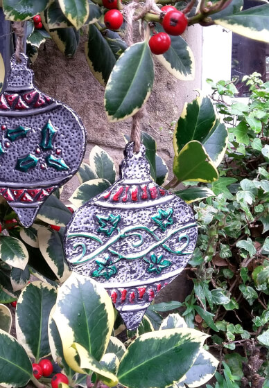 Metal Embossed Christmas Tree Ornament Workshop