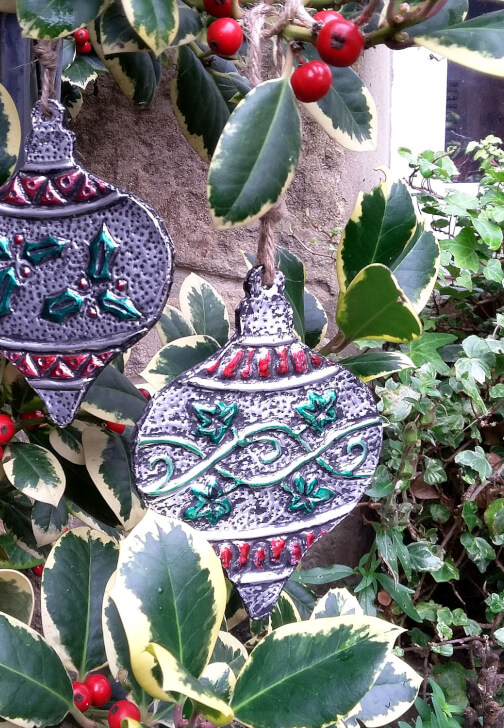 Metal Embossed Christmas Tree Ornament Workshop