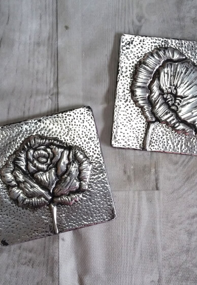 Metal Embossed Coasters Workshop