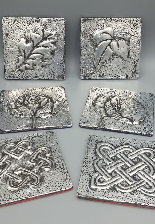 Metal Embossed Coasters Workshop