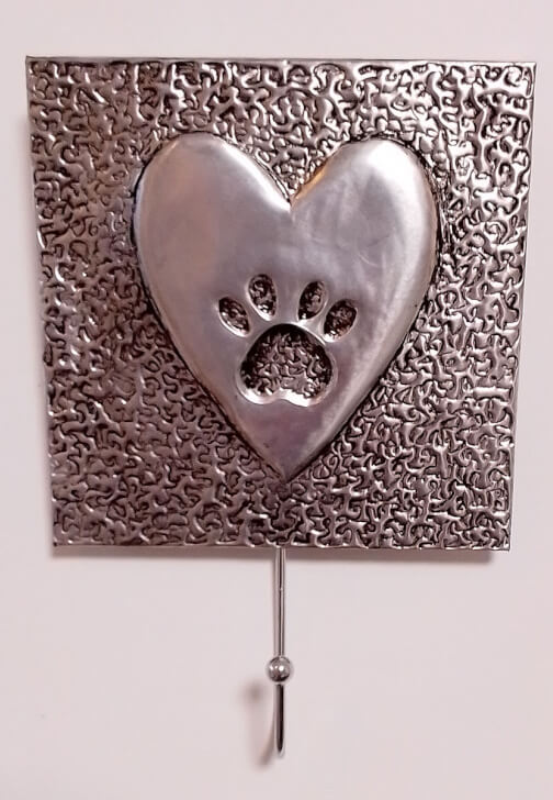 Metal Embossed Key / Dog Lead Hanger Workshop