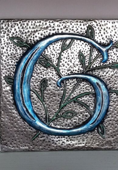 Metal Embossed Monogram Workshop