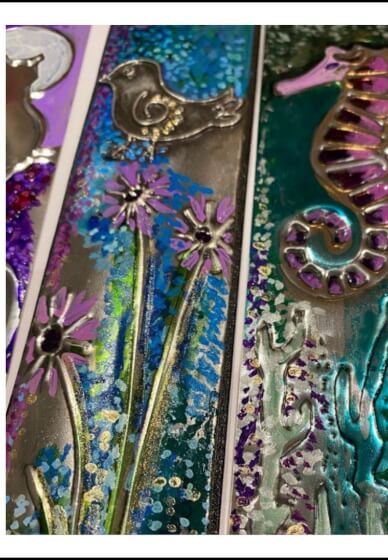 Metalwork Class: Embossed Letter and Bookmark