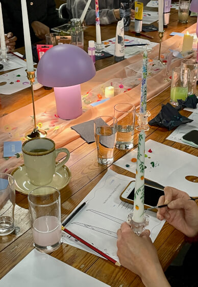 Mindful Candle Painting Workshop