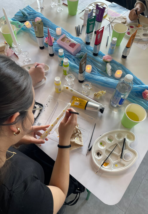 Mindful Candle Painting Workshop