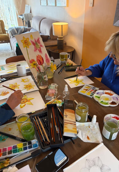 Mindful Watercolour Painting Class