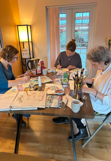 Mindful Watercolour Painting Class