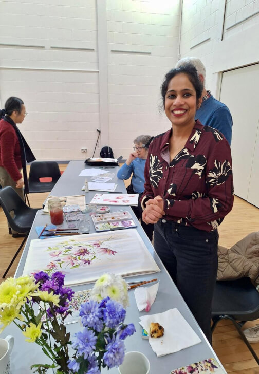 Mindful Watercolour Painting Class