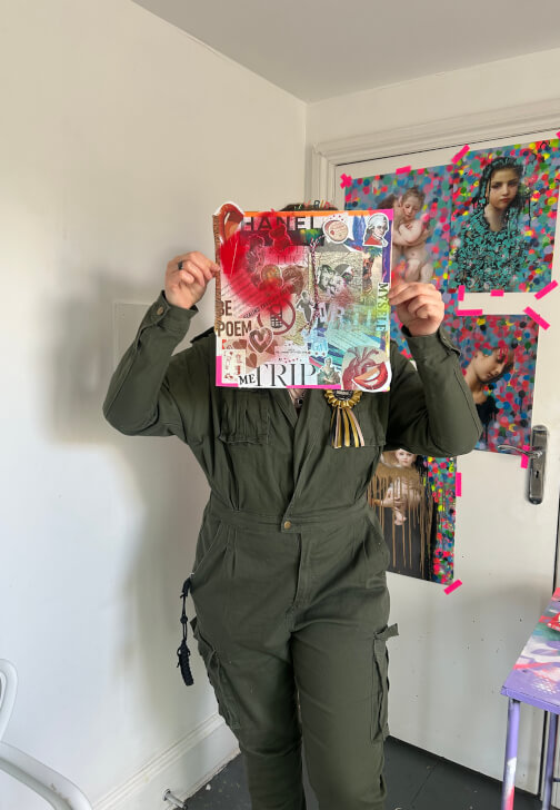 Mixed-Media Album Cover Collage Art Workshop