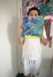 Mixed-Media Album Cover Collage Art Workshop