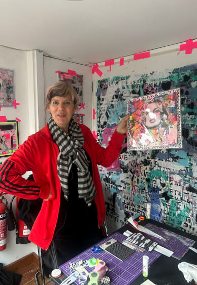Mixed-Media Album Cover Collage Art Workshop