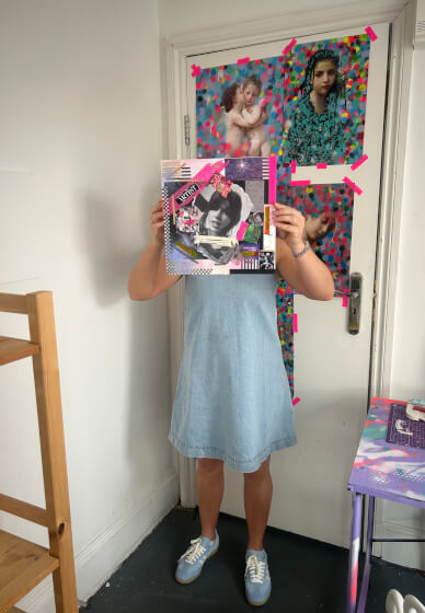 Mixed-Media Album Cover Collage Art Workshop