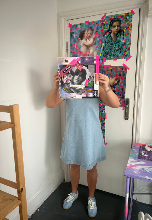 Mixed-Media Album Cover Collage Art Workshop