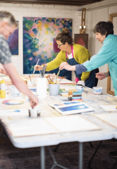 Mixed Media Art Workshop: Create Your Own Cosmic Worlds