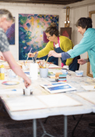 Mixed Media Art Workshop: Create Your Own Cosmic Worlds