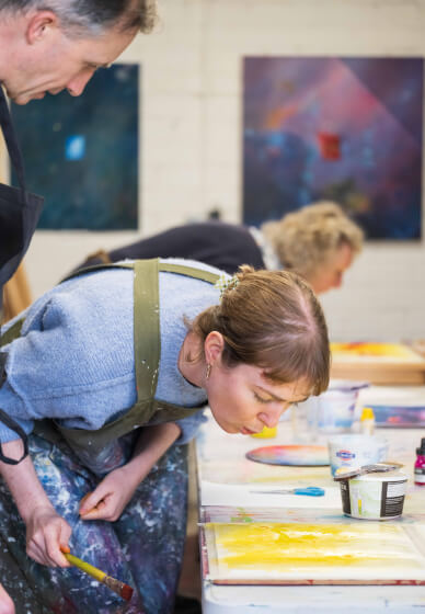 Mixed Media Art Workshop: Create Your Own Cosmic Worlds