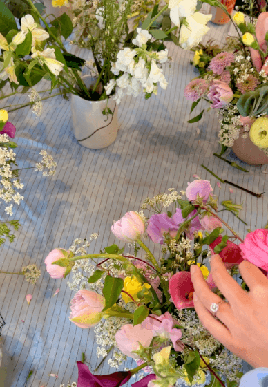 Mobile Flower Arranging Workshop - We Come to You