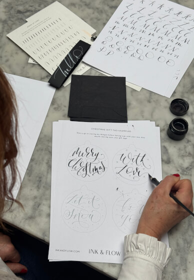 Modern Calligraphy Workshop: Gift Tags