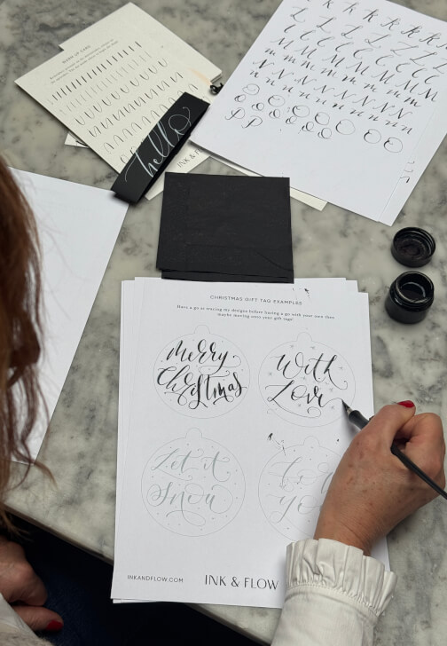 Modern Calligraphy Workshop: Gift Tags