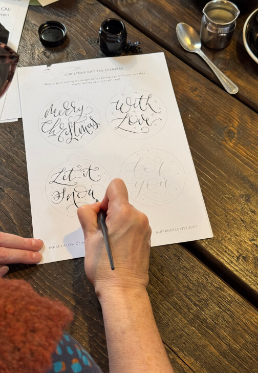Modern Calligraphy Workshop: Gift Tags