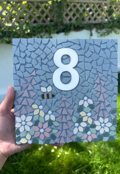 Mosaic House Number Kit