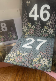 Mosaic House Number Kit