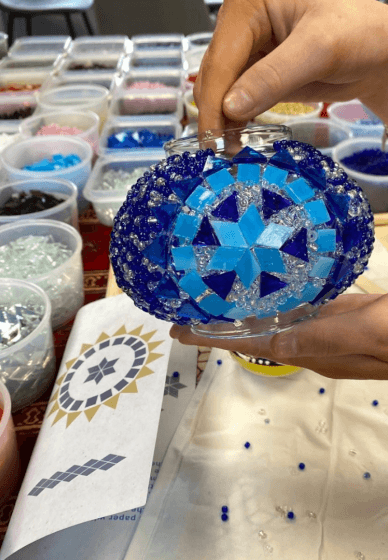 Mosaic Lamp Making Course - London Kings Cross