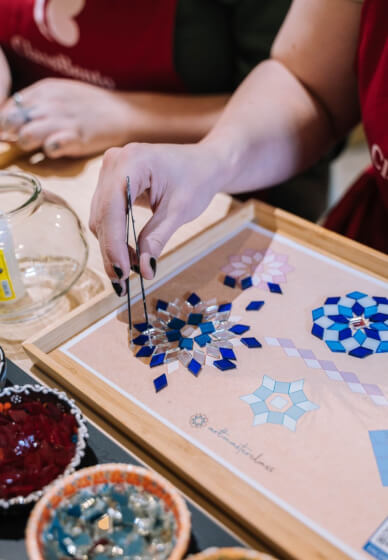 Mosaic Lamp Workshop