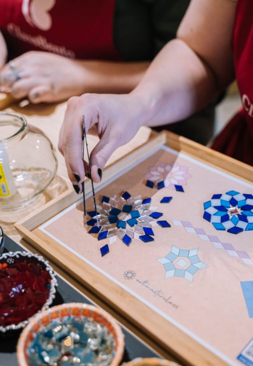 Mosaic Lamp Workshop